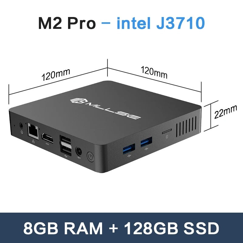 MLLSE Mini PC Intel J3710 8GB RAM 128GB