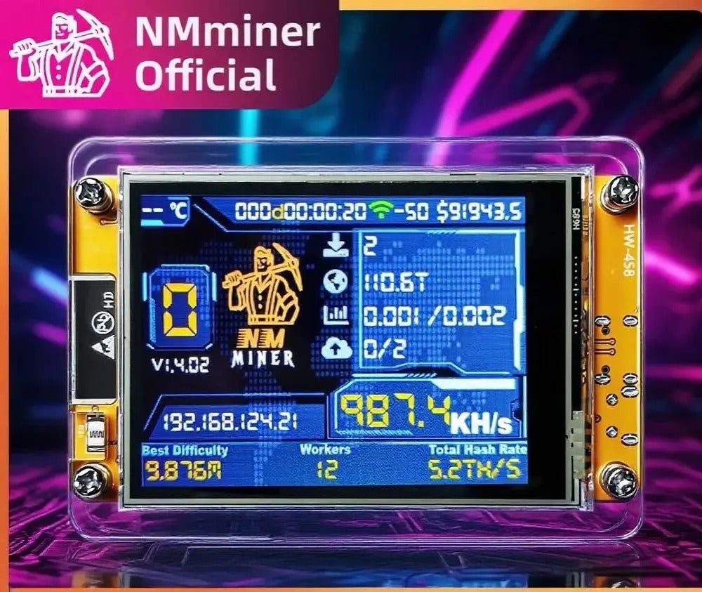 NerdMiner V2 Crypto Miner with Display