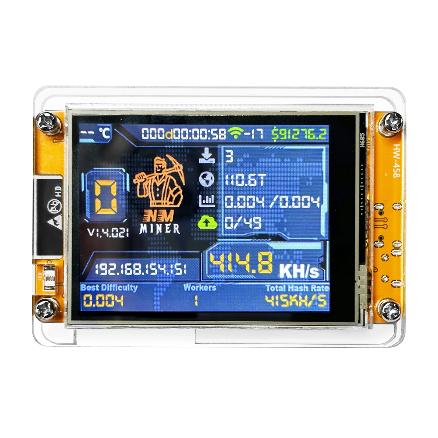 NerdMiner V2 Crypto Miner with Display