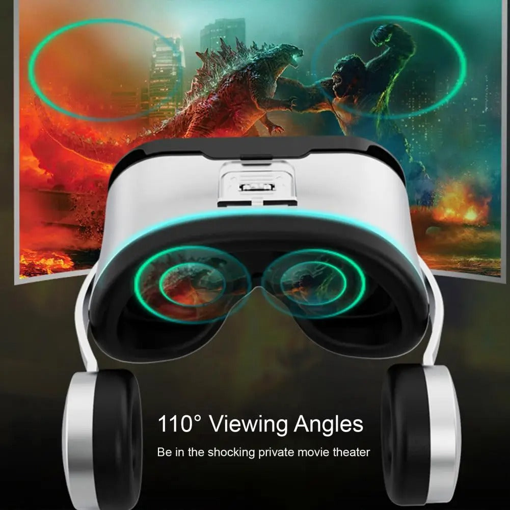 Viar 3D VR Headset with Bluetooth & Built-in Headphones