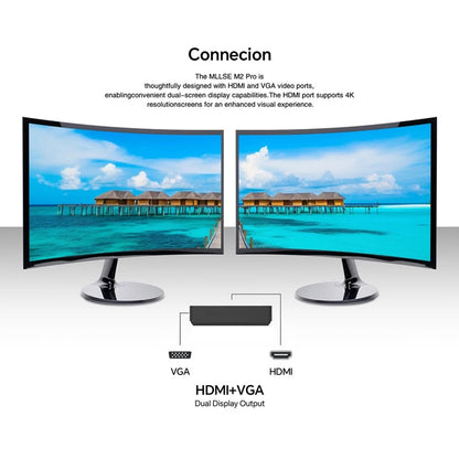 MLLSE Mini PC Intel J3710 8GB RAM 128GB
