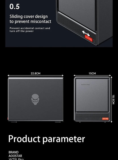 WTR Pro Mini PC N100 / R7 32GB 1TB SSD