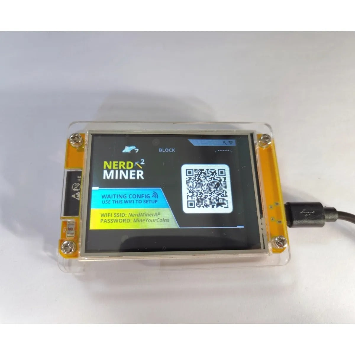 NerdMiner V2 Compact Bitcoin Miner 2.8"