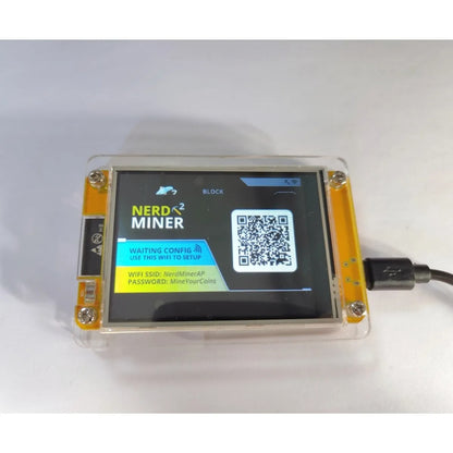 NerdMiner V2 Compact Bitcoin Miner 2.8"