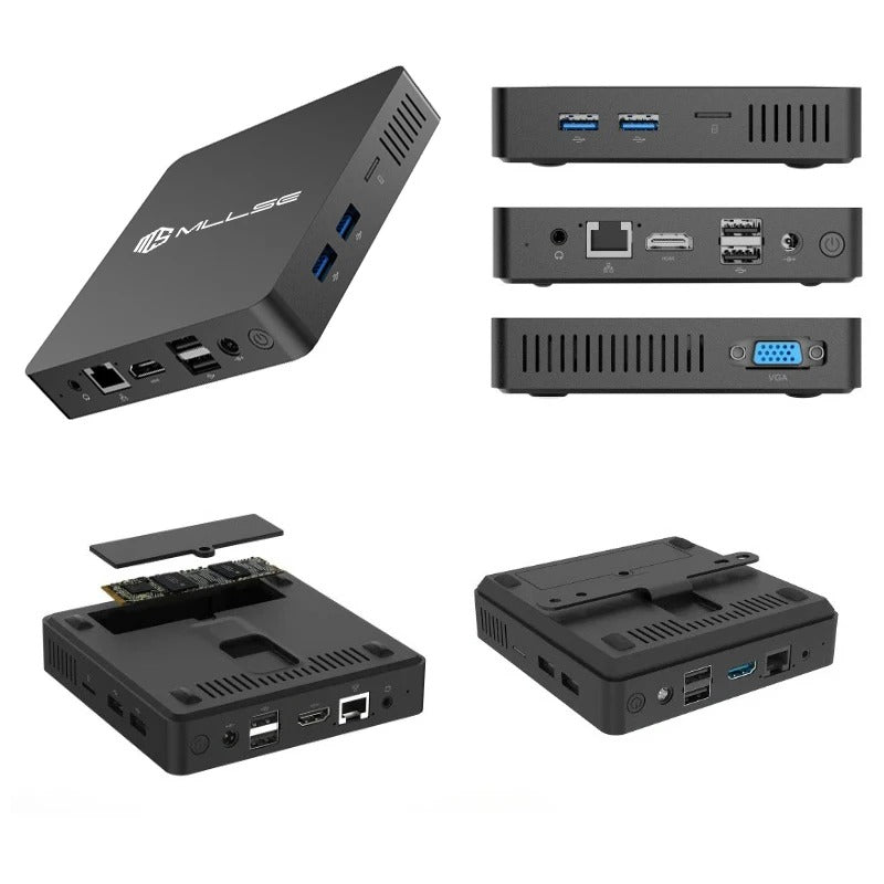 MLLSE Mini PC Intel J3710 8GB RAM 128GB