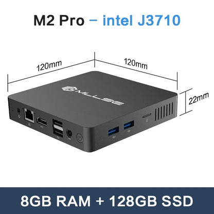 MLLSE Mini PC Intel J3710 8GB RAM 128GB